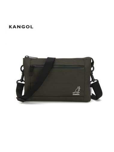 Kangol Keeper Partition Partition Cross Bag - Dark Khaki 3102